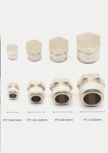 Hex male blanking plug with - blanking,