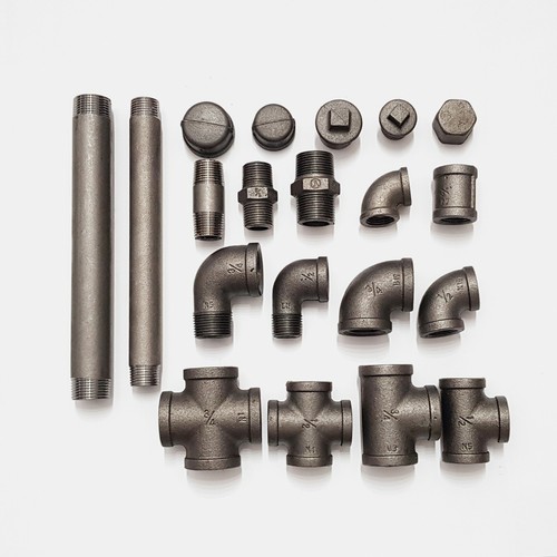Black malleable iron - iron, fittings