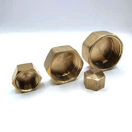 Brass female blanking - blanking, cap