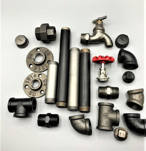 Iron pipe and - pipe, fittings