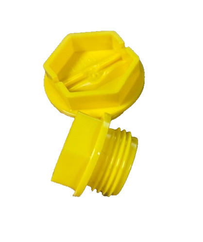 Yellow nylon plastic sealing - yellow,