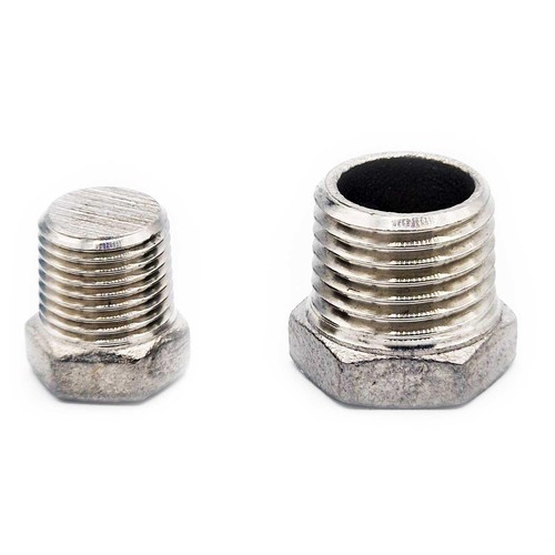 Bsp male hex plug - hex, 316