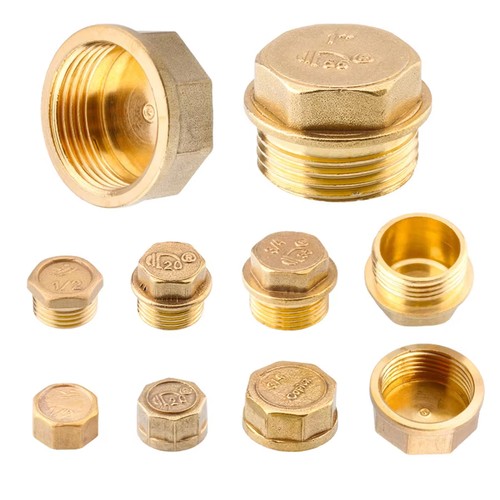 Brass male female - brass, blanking