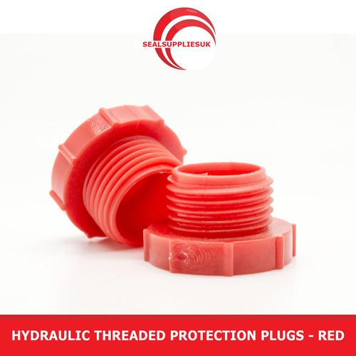 Hydraulic plug red - hydraulic, [