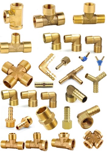 Brass pipe fitting barbed - pipe,