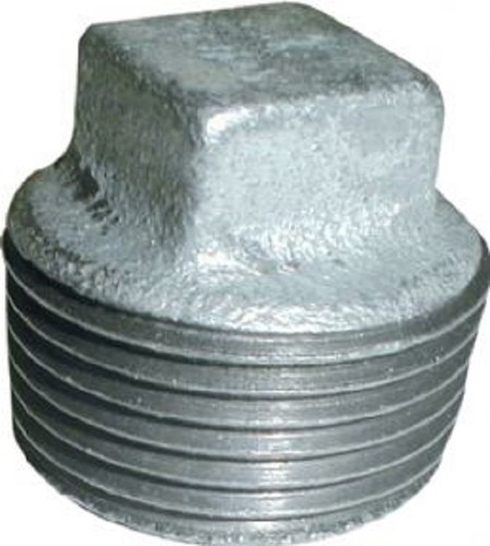 Galvanised bsp hollow plug - galvanised,