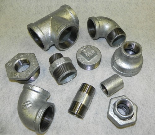 Galvanised malleable iron pipe - galvanised,