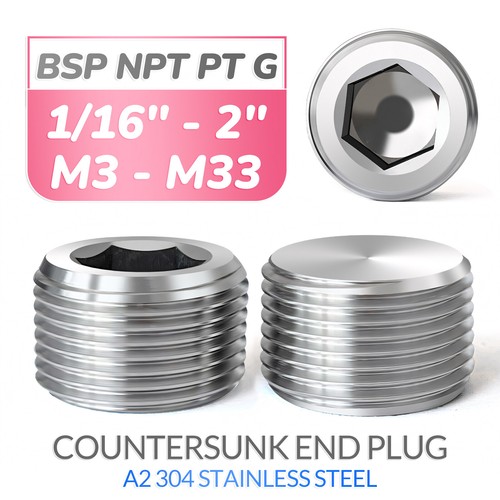 Bsp npt male stainless - pt,